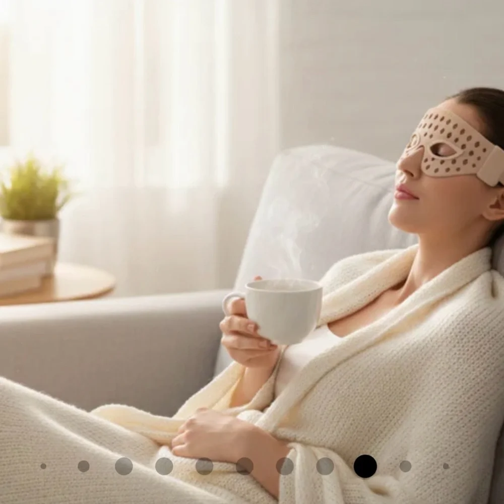 NUMIERE LED RED LIGHT EYE MASK NWT